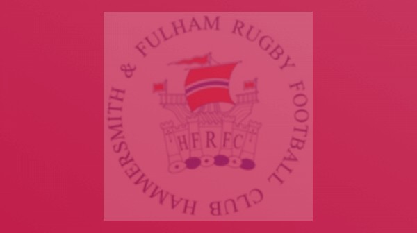 Hammersmith and Fulham RFC joins Pitchero!