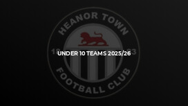 Under 10 Teams 2025/26