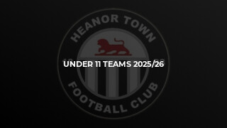 Under 11 Teams 2025/26