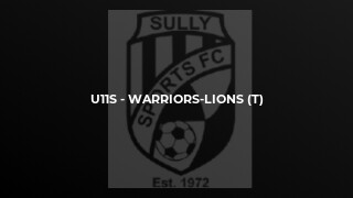 U11s - Warriors-Lions (T)