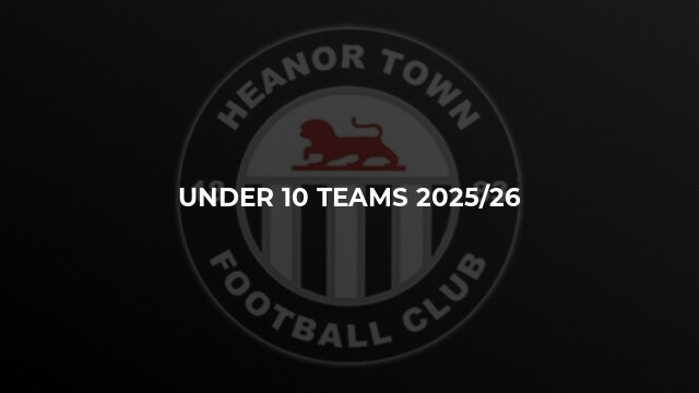 Under 10 Teams 2025/26