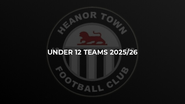 Under 12 Teams 2025/26