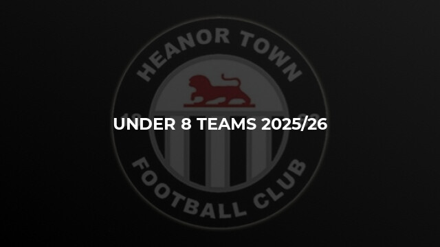 Under 8 Teams 2025/26