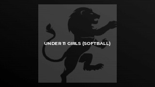 Under 11 Girls (Softball)