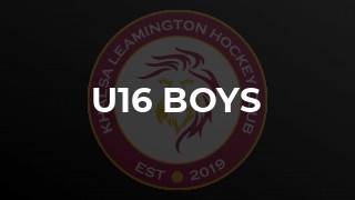 U16 Boys