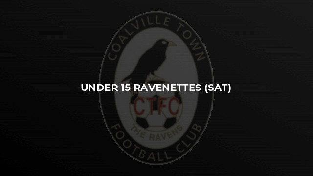 Under 15 Ravenettes (Sat)