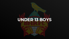 Under 13 Boys