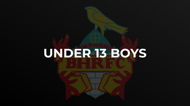 Under 13 Boys