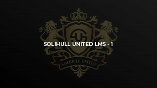 Solihull United LMS - 1