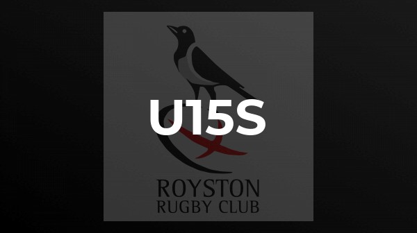 Royston u15s put in valliant first half effort