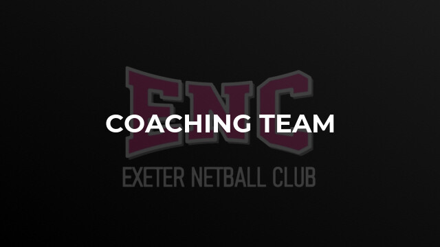 Coaching Team