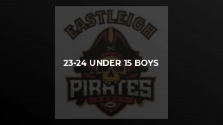 23-24 Under 15 Boys
