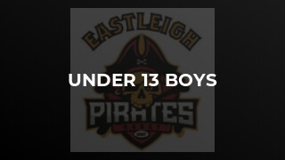 Under 13 Boys