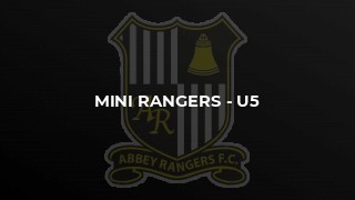 Mini Rangers - U5