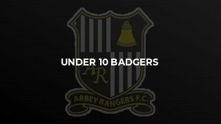 Under 10 Badgers