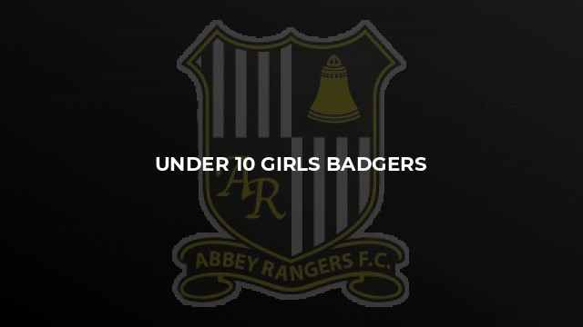 Under 10 Girls Badgers