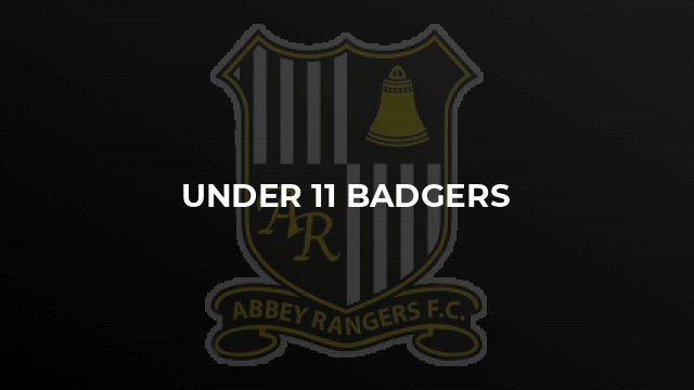 Under 11 Badgers