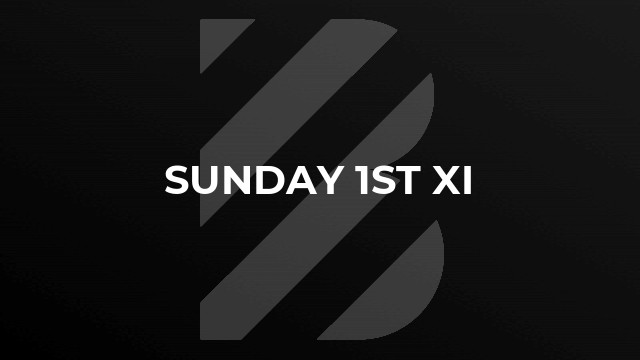 Sunday 1st XI