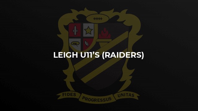 Leigh U11’s (Raiders)