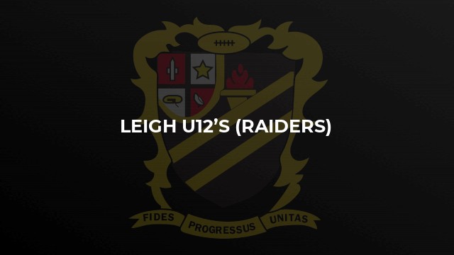 Leigh U12’s (Raiders)