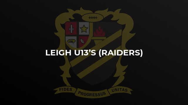 Leigh U13’s (Raiders)