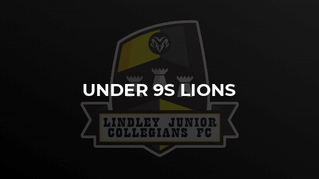 Under 9s Lions