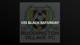 U13 Black Saturday