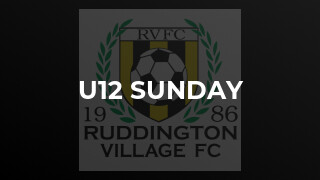 U12 Sunday