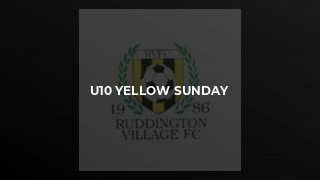 U10 Yellow Sunday