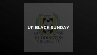 U11 Black Sunday