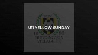 U11 Yellow Sunday