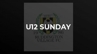 U12 Sunday