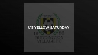 U13 Yellow Saturday