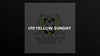 U15 Yellow Sunday