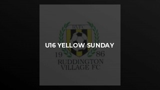 U16 Yellow Sunday