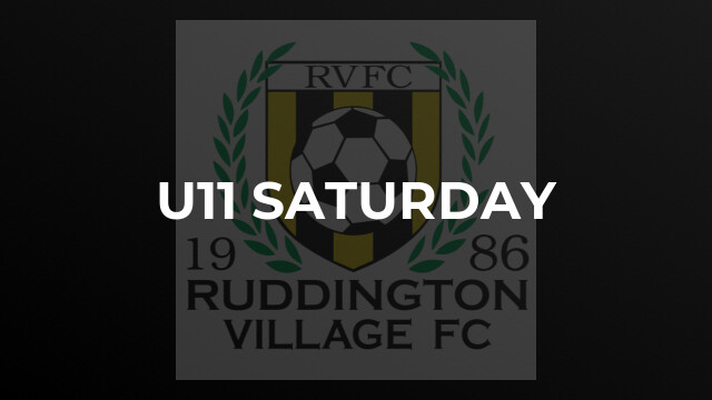 U11 Saturday
