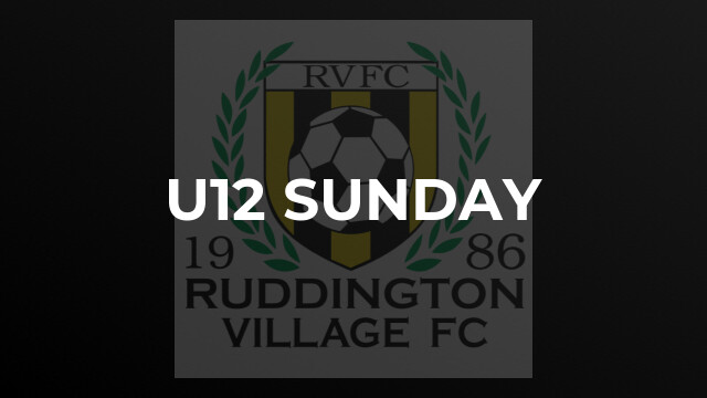 U12 Sunday
