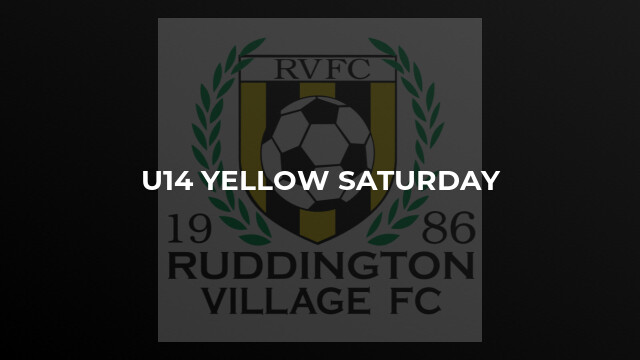 U14 Yellow Saturday