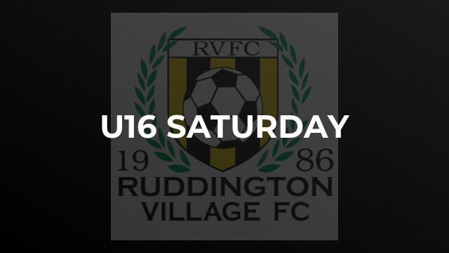 U16 Saturday