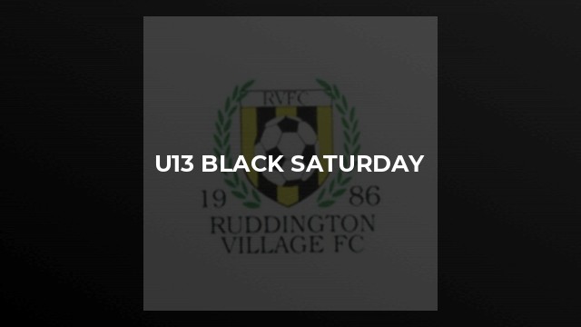 U13 Black Saturday