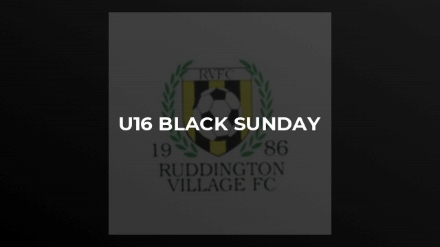 U16 Black Sunday