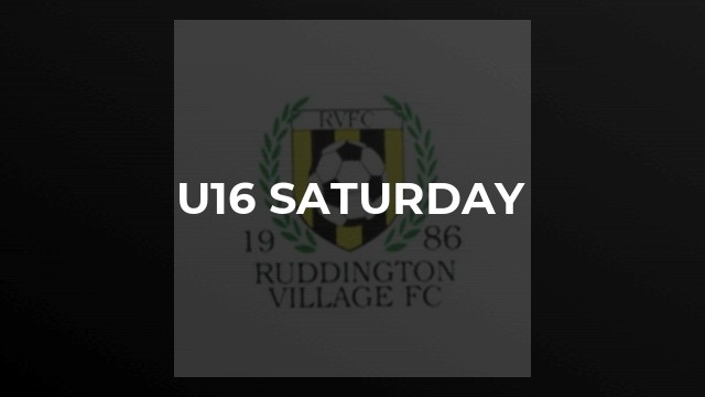 U16 Saturday