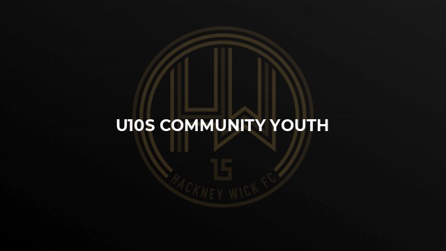 U10s Community Youth