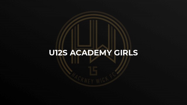 U12s Academy Girls