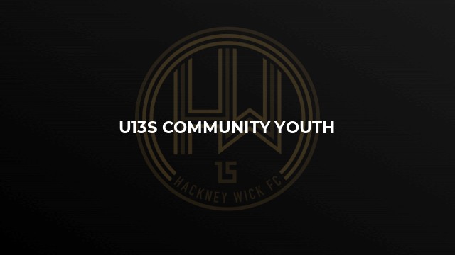 U13s Community Youth