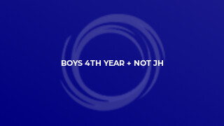 Boys 4th Year + Not JH