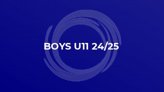 Boys U11 24/25