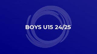 Boys U15 24/25
