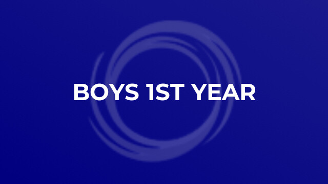 Boys 1st Year