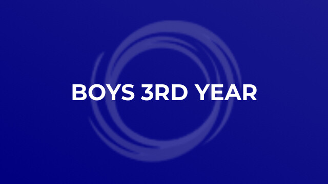 Boys 3rd Year